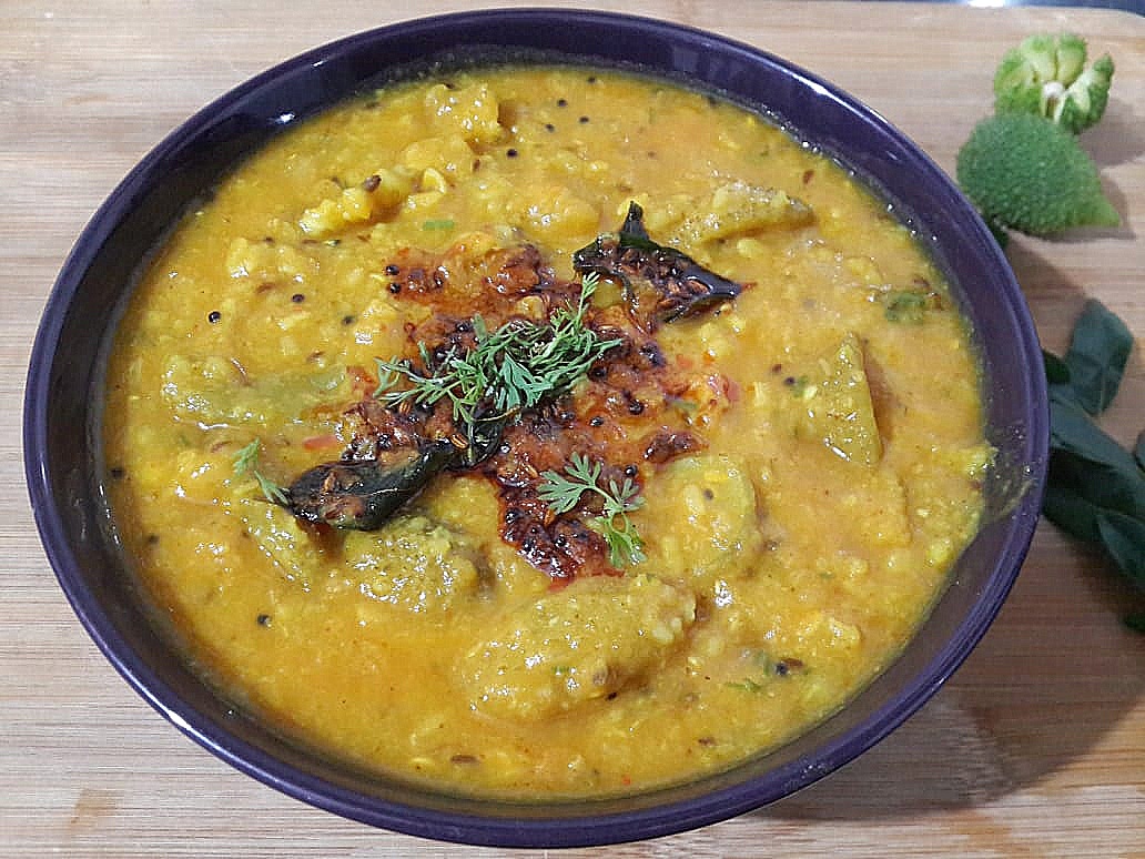 Spiny Gourd Lentil Curry Kantola Dal Tasty Delightz
